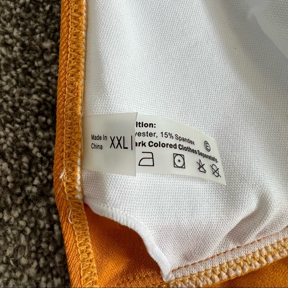 Yellow Ruffle Triangle Bikini Top Size XXL - Picture 5 of 6